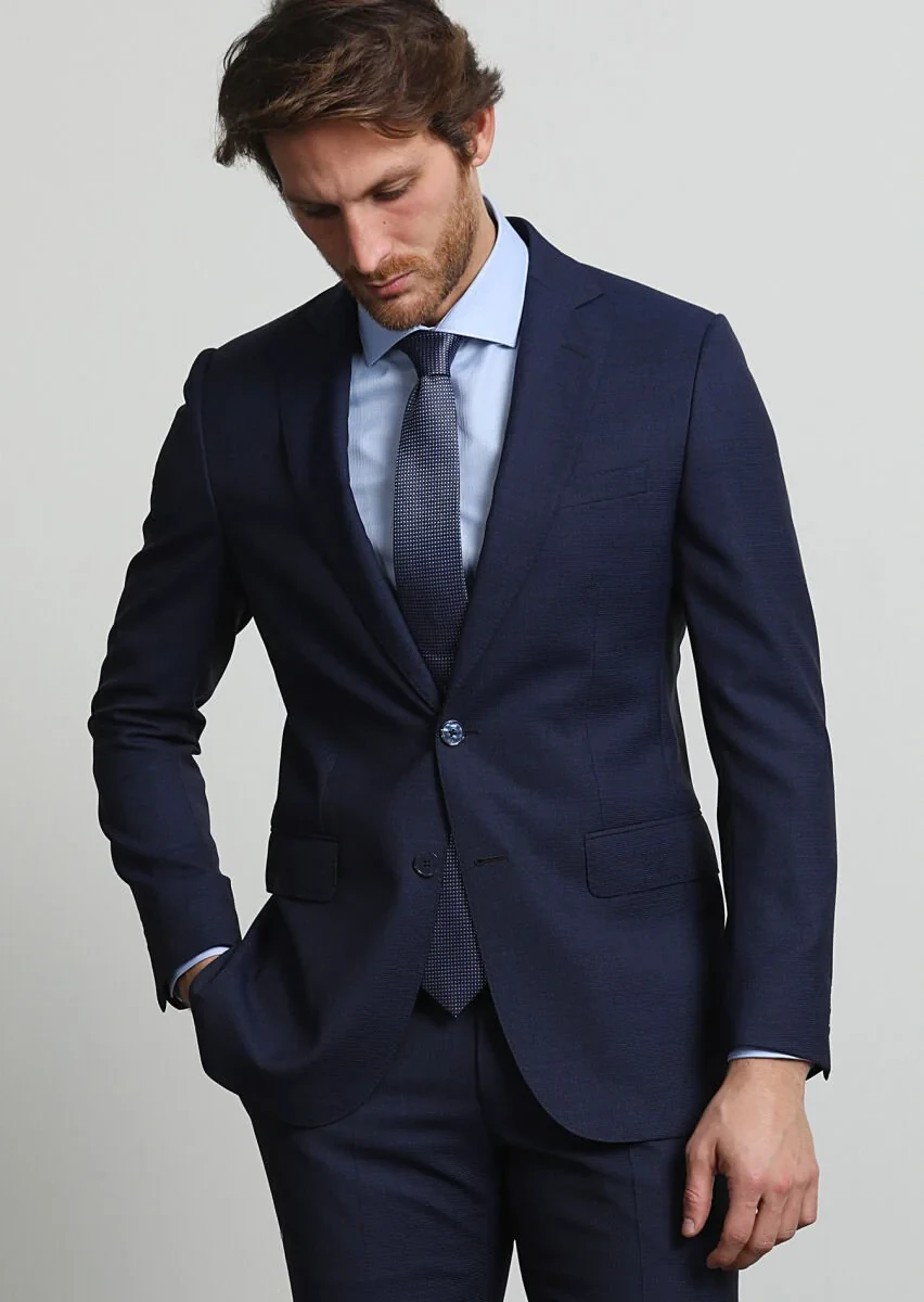Saks Micro Thin&Taller Slim Fit 100% Wool Suit - 3