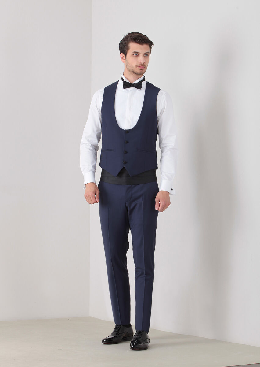 Saks Plain Classical Waistcoat - 2