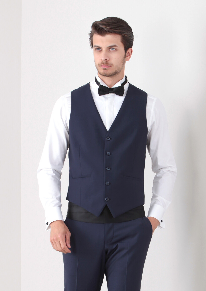 Saks Plain Classical Waistcoat 