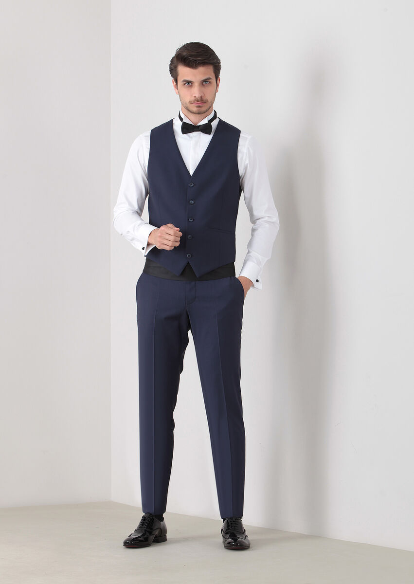 Saks Plain Classical Waistcoat - 3