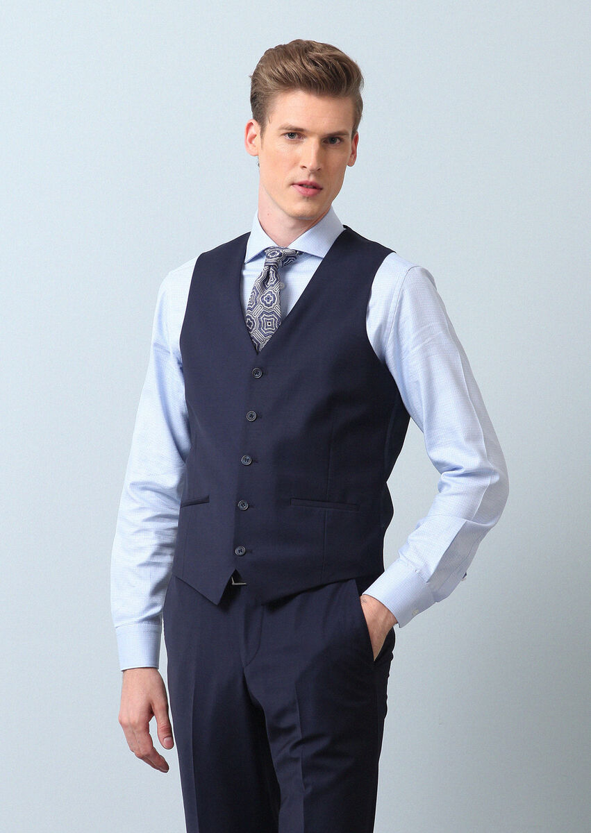 Saks Plain Classical Waistcoat - 4