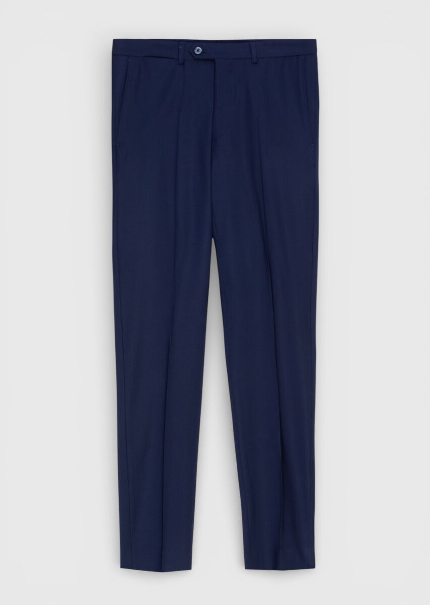 Saks Plain Wool Blended Suit - 2