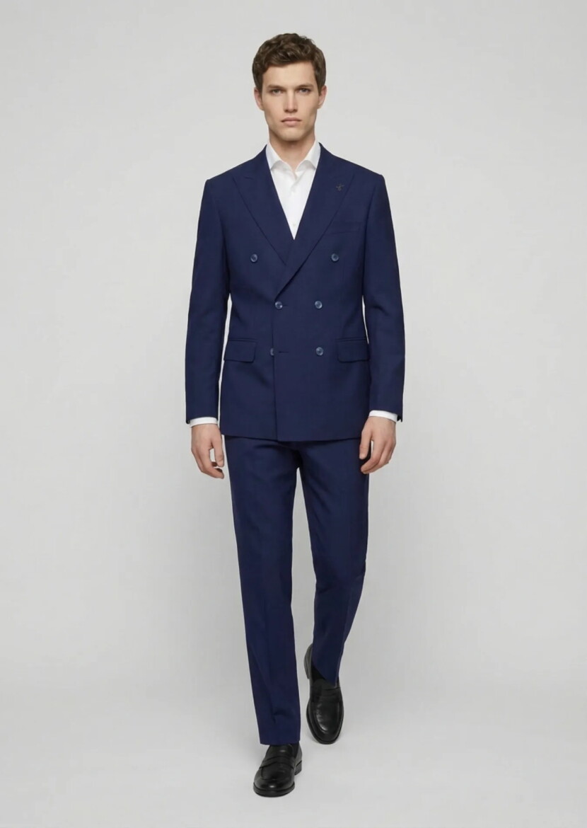 Saks Plain Wool Blended Suit - RAMSEY