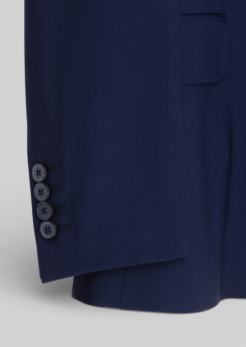 Saks Plain Wool Blended Suit - 8