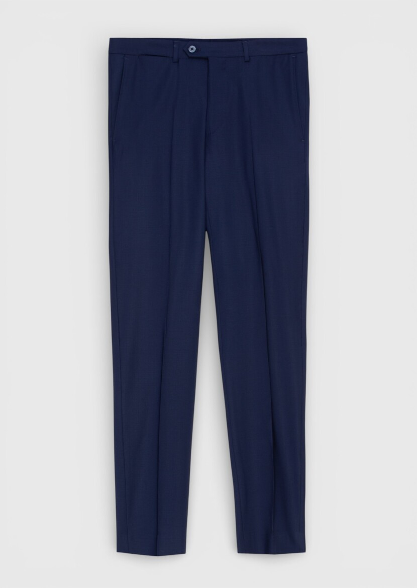 Saks Plain Wool Blended Suit - 10