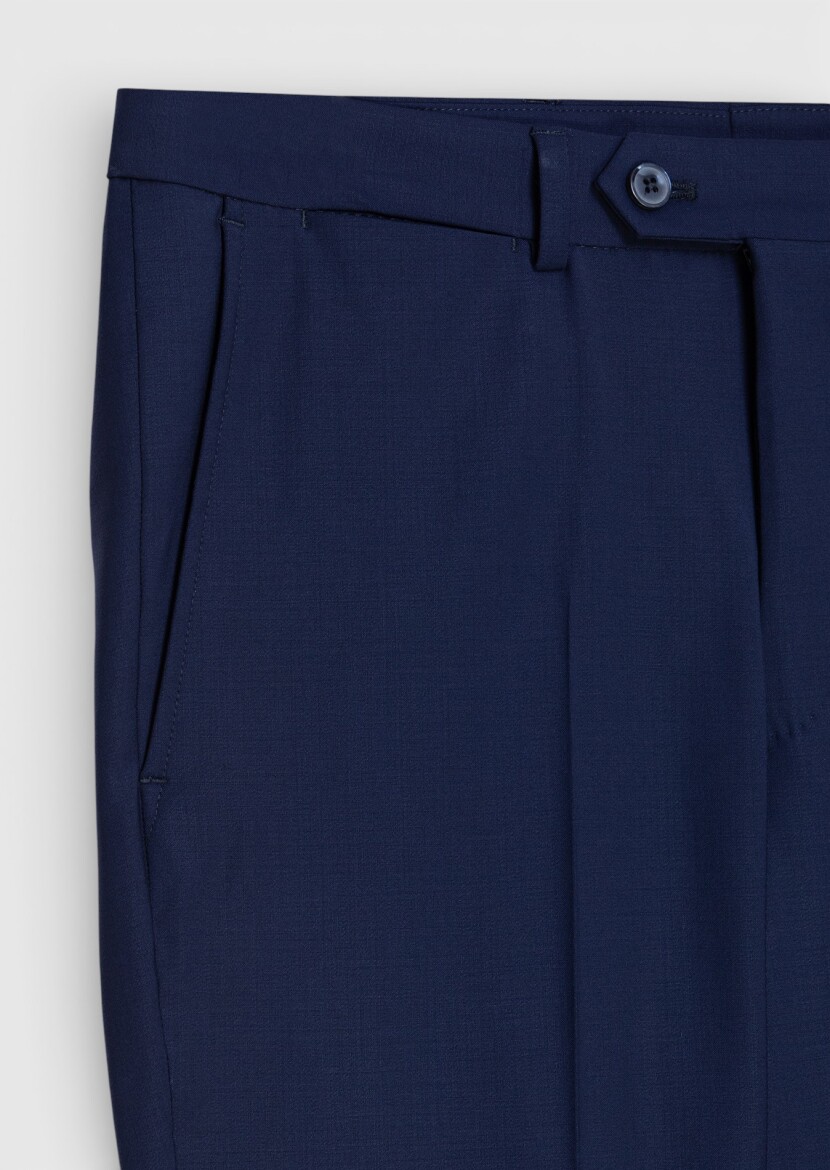 Saks Plain Wool Blended Suit - 11