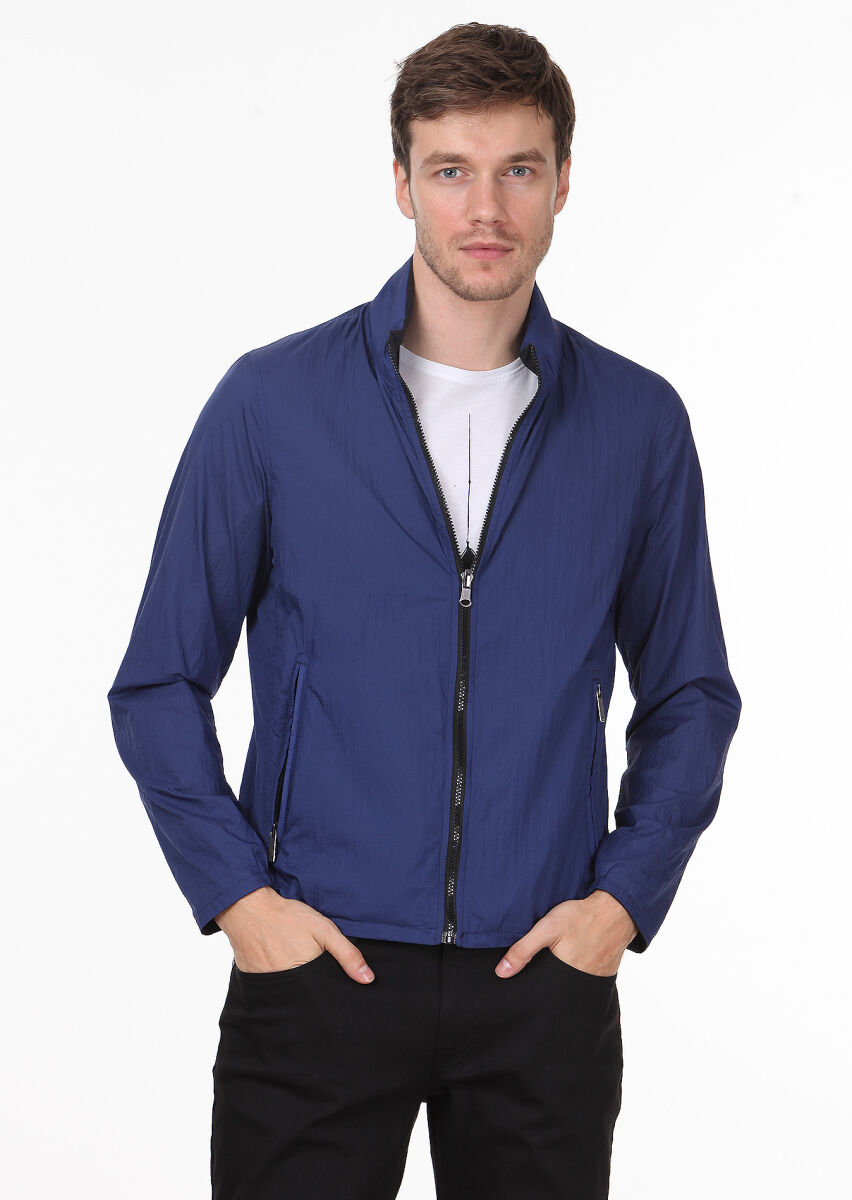 Saks Regular Fit Dik Yaka Casual Dokuma Mont - 7