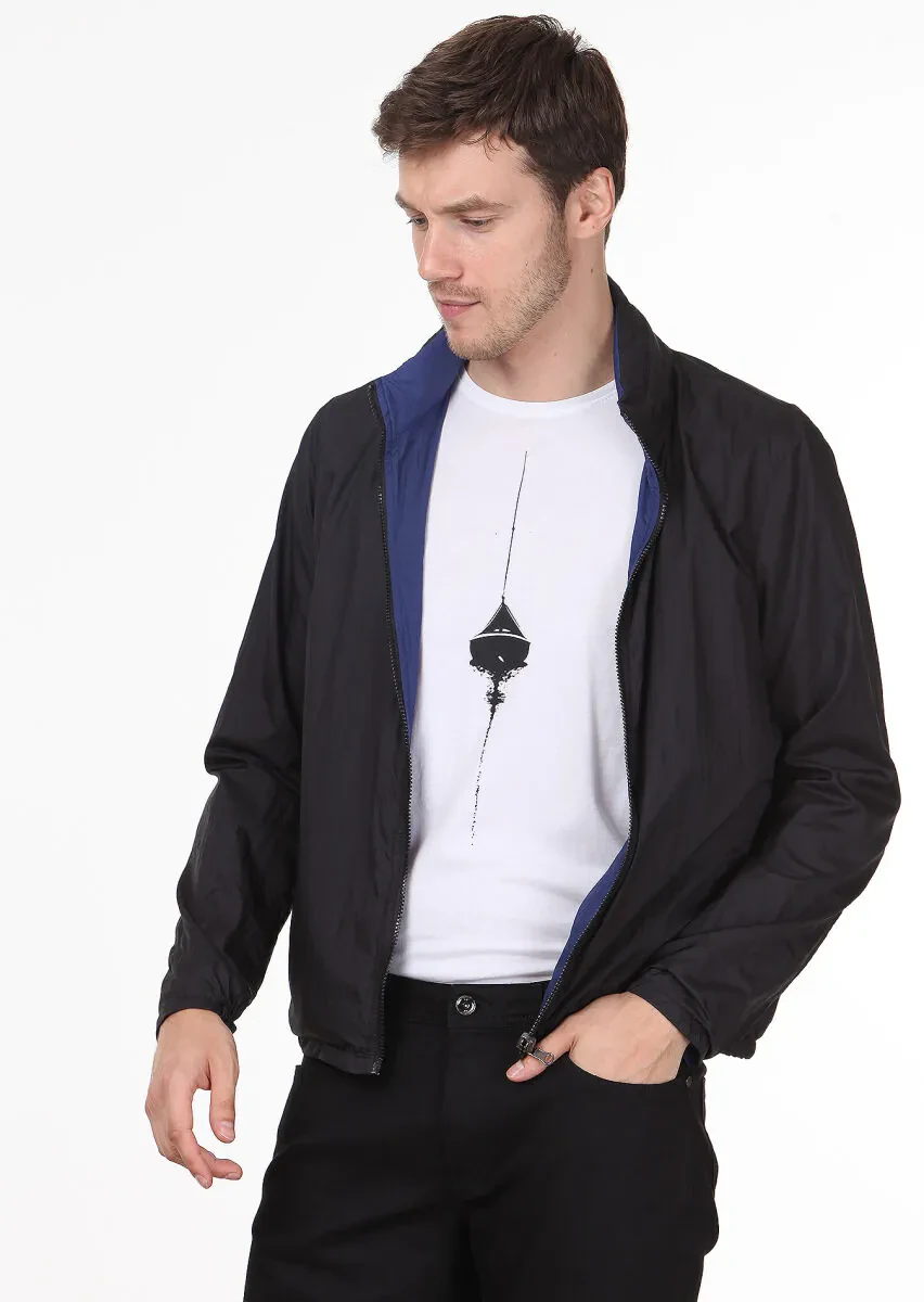 Saks Regular Fit Dik Yaka Casual Dokuma Mont - 2