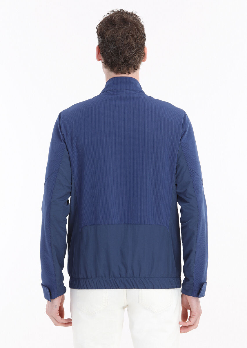 Saks Regular Fit Dik Yaka Casual Dokuma Mont - 4
