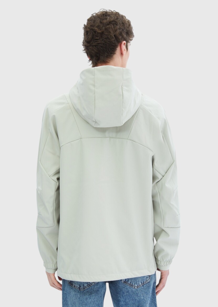 Sandy Regular Fit Hooded Casual Weaving Coat - 9