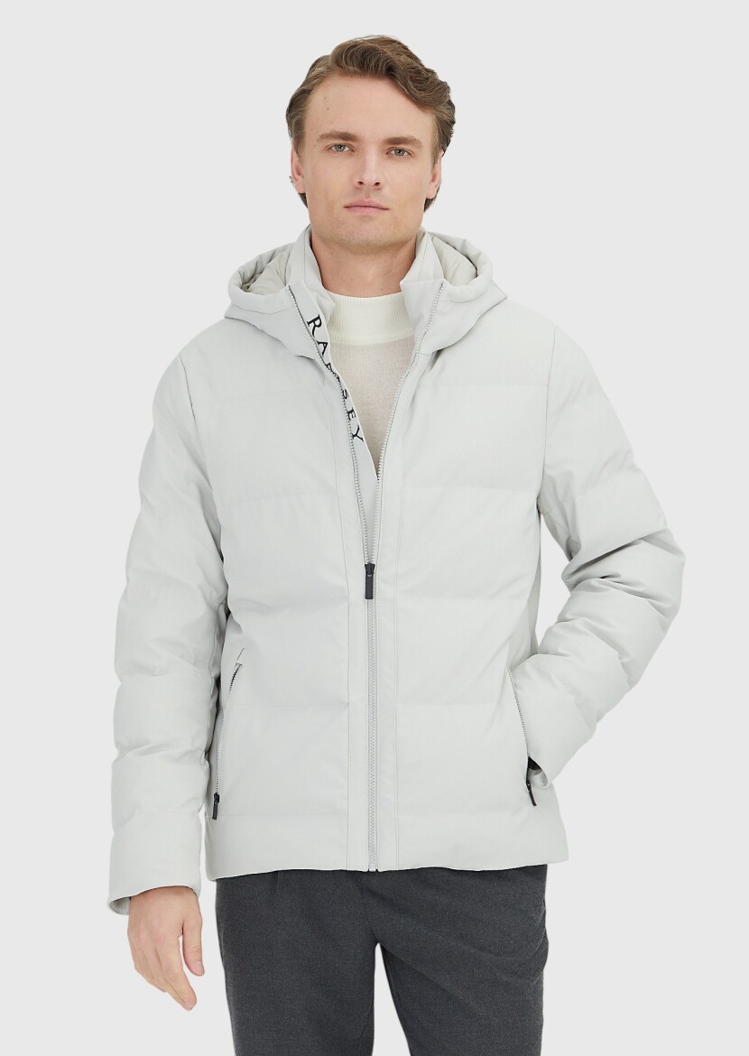 Sandy Regular Fit Hooded Casual Weaving Coat - 1