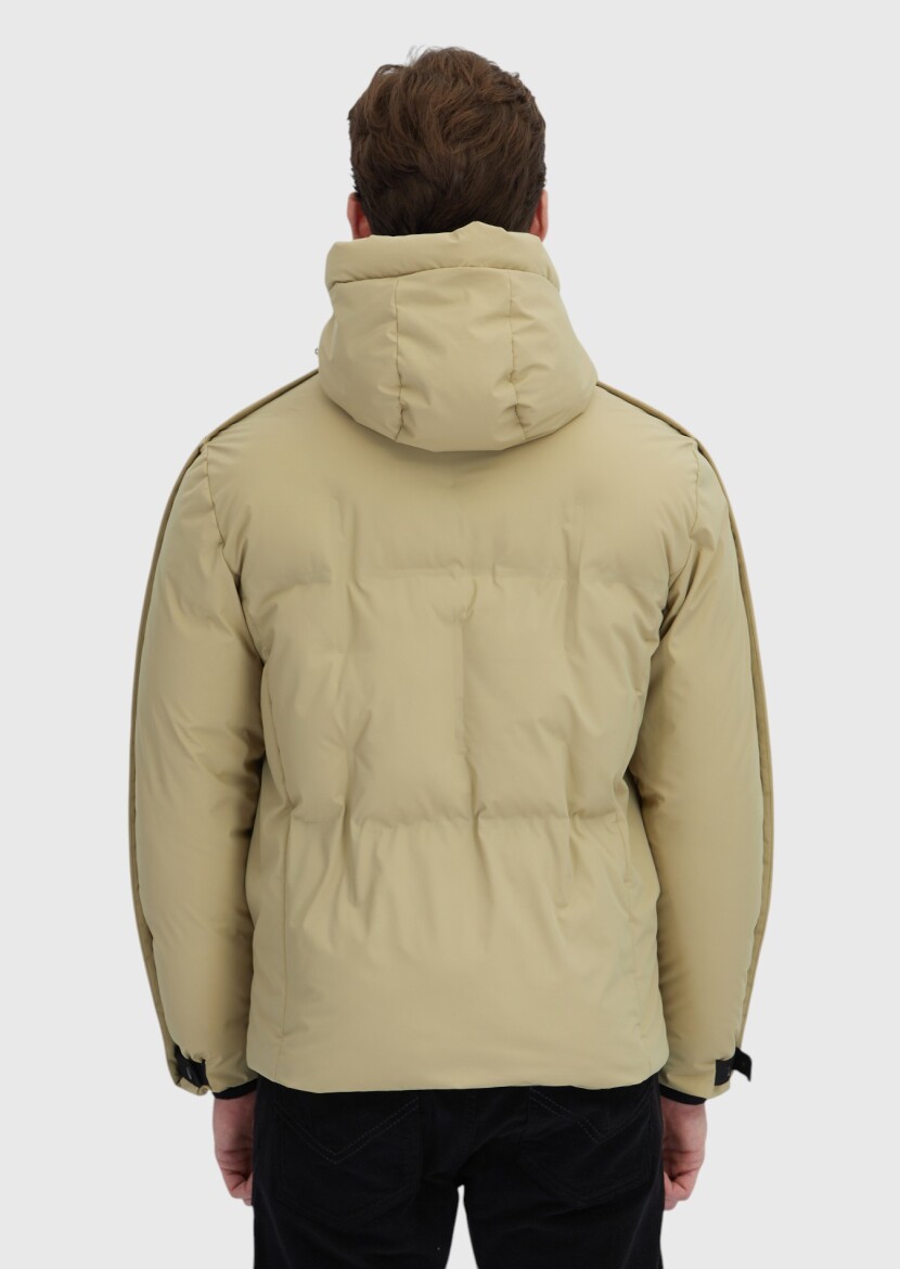 Sandy Regular Fit Hooded Casual Weaving Coat - 8