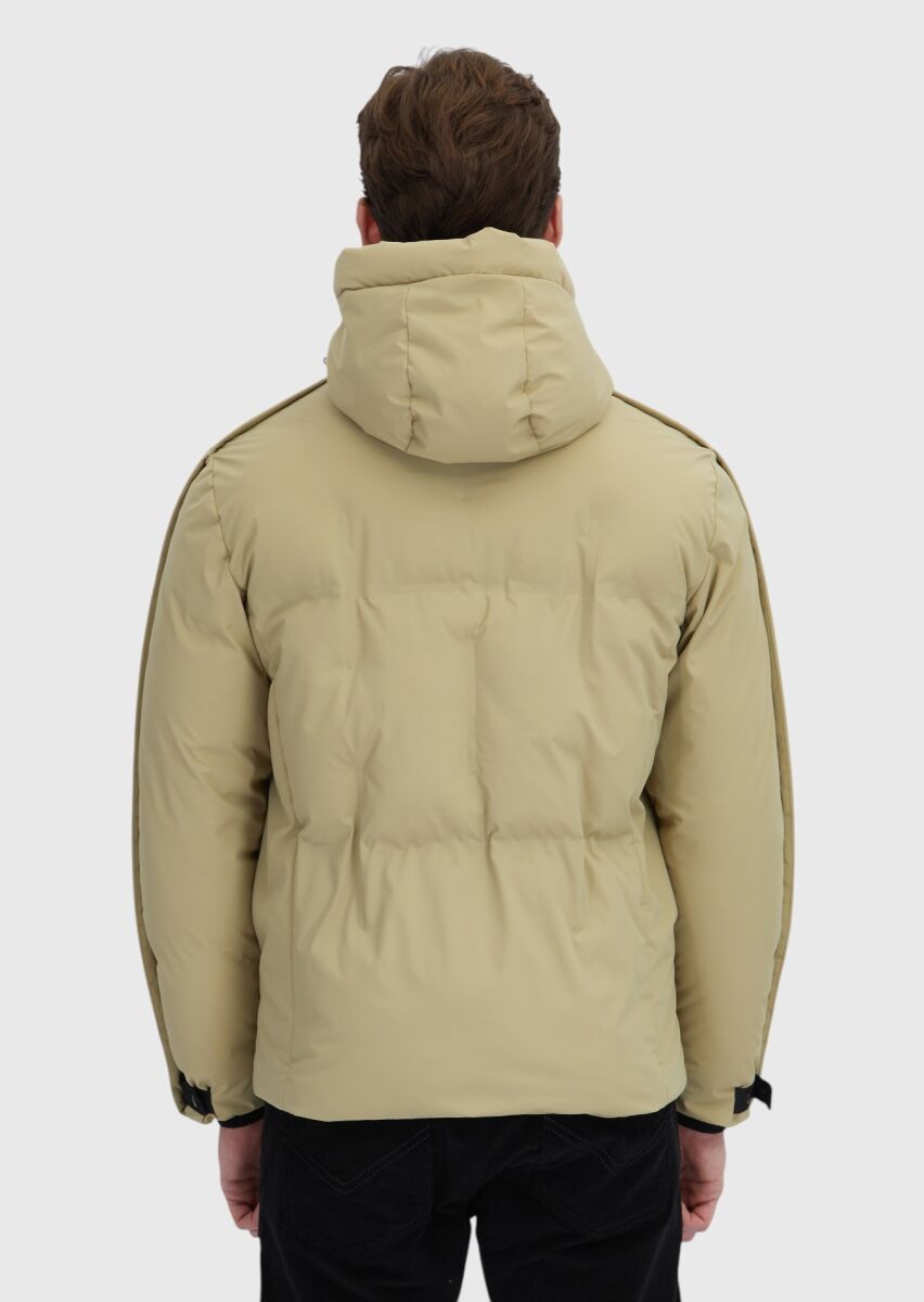 Sandy Regular Fit Hooded Casual Weaving Coat - 8