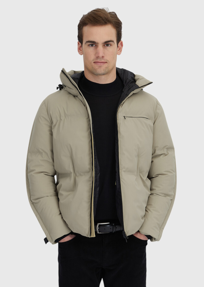 Sandy Regular Fit Hooded Casual Weaving Coat - RAMSEY