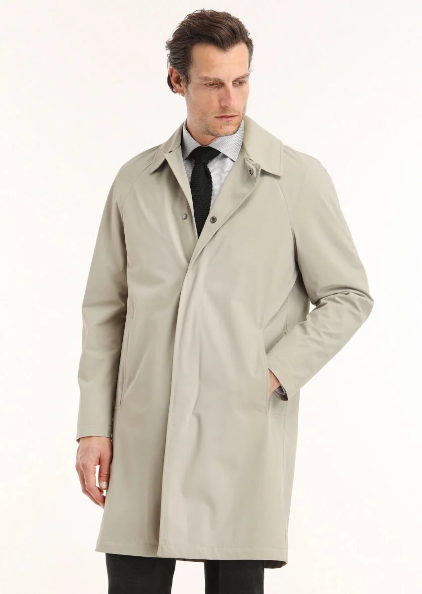 Sandy Weaving Rain Coat - 4