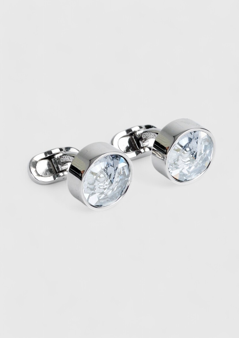 Silver Brass Cuff Link - RAMSEY