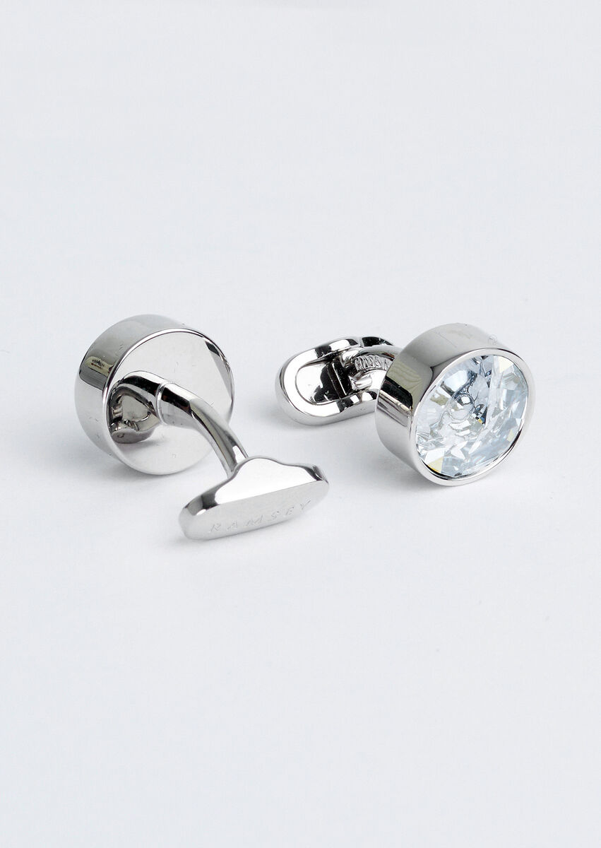 Silver Brass Cuff Link - 2