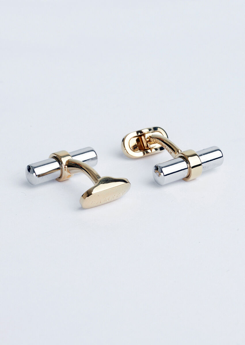 Silver Brass Cuff Link - 2