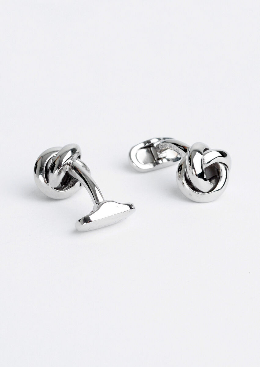 Silver Brass Cuff Link - 2