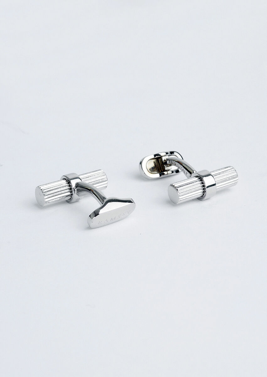 Silver Brass Cuff Link - 2