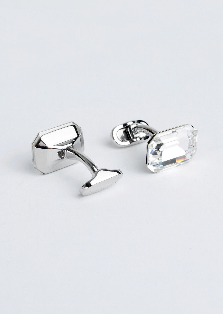 Silver Brass Cuff Link - 2