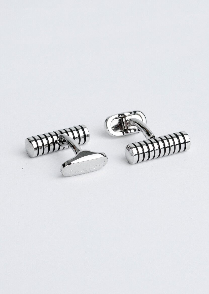 Silver Brass Cuff Link 