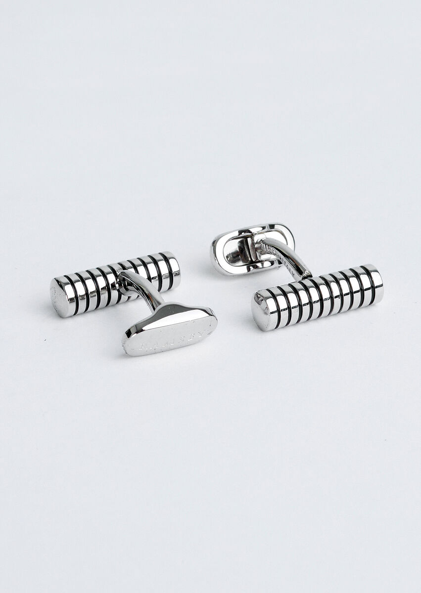 Silver Brass Cuff Link - 2