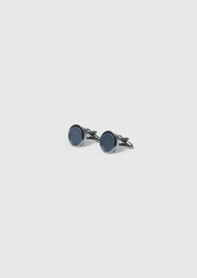 Silver Brass Cuff Link 