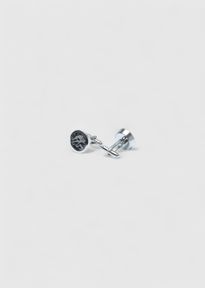 Silver Brass Cuff Link - 1