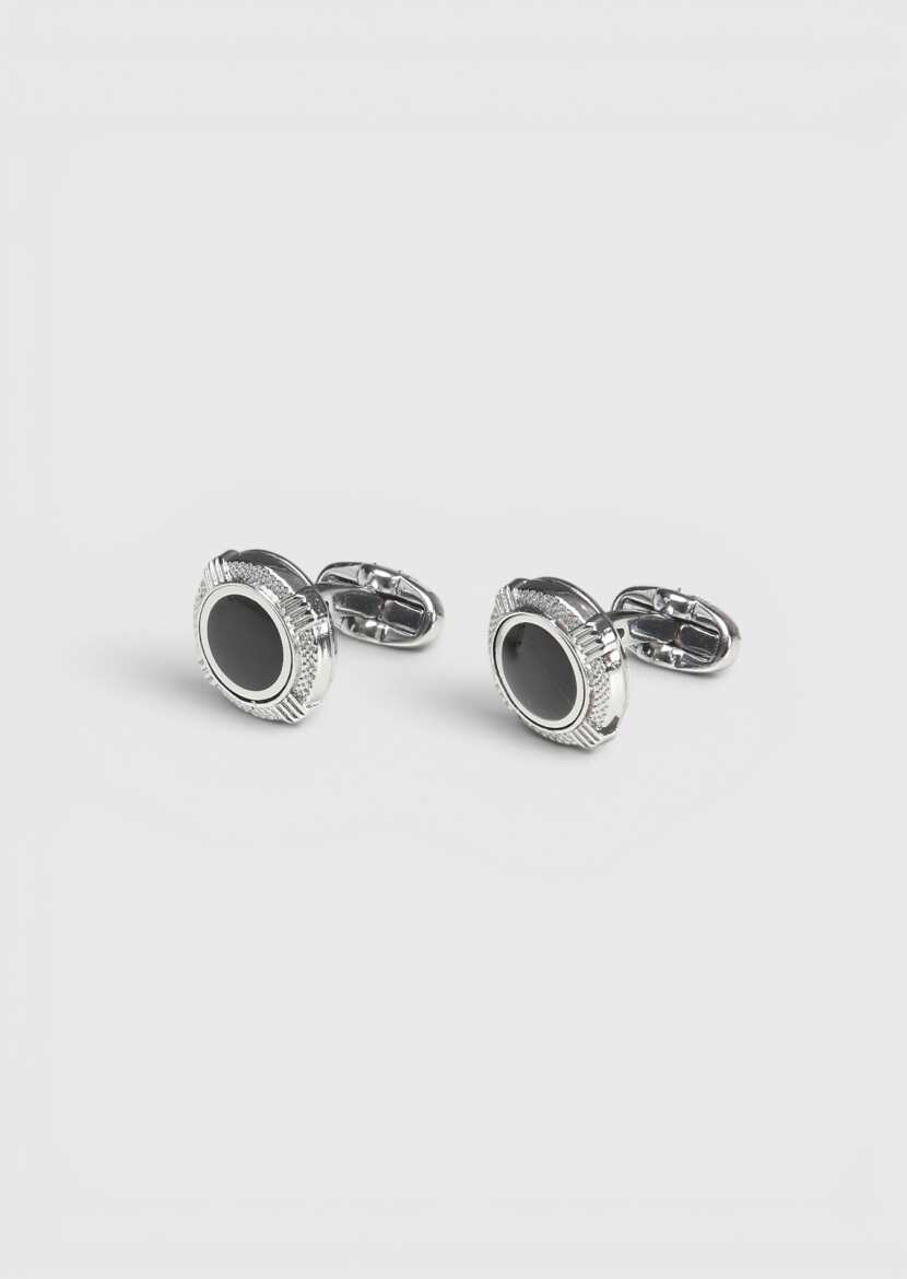 Silver Metal Cuff Link - RAMSEY