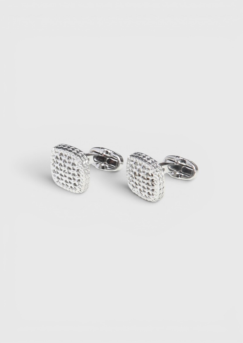 Silver Metal Cuff Link - RAMSEY