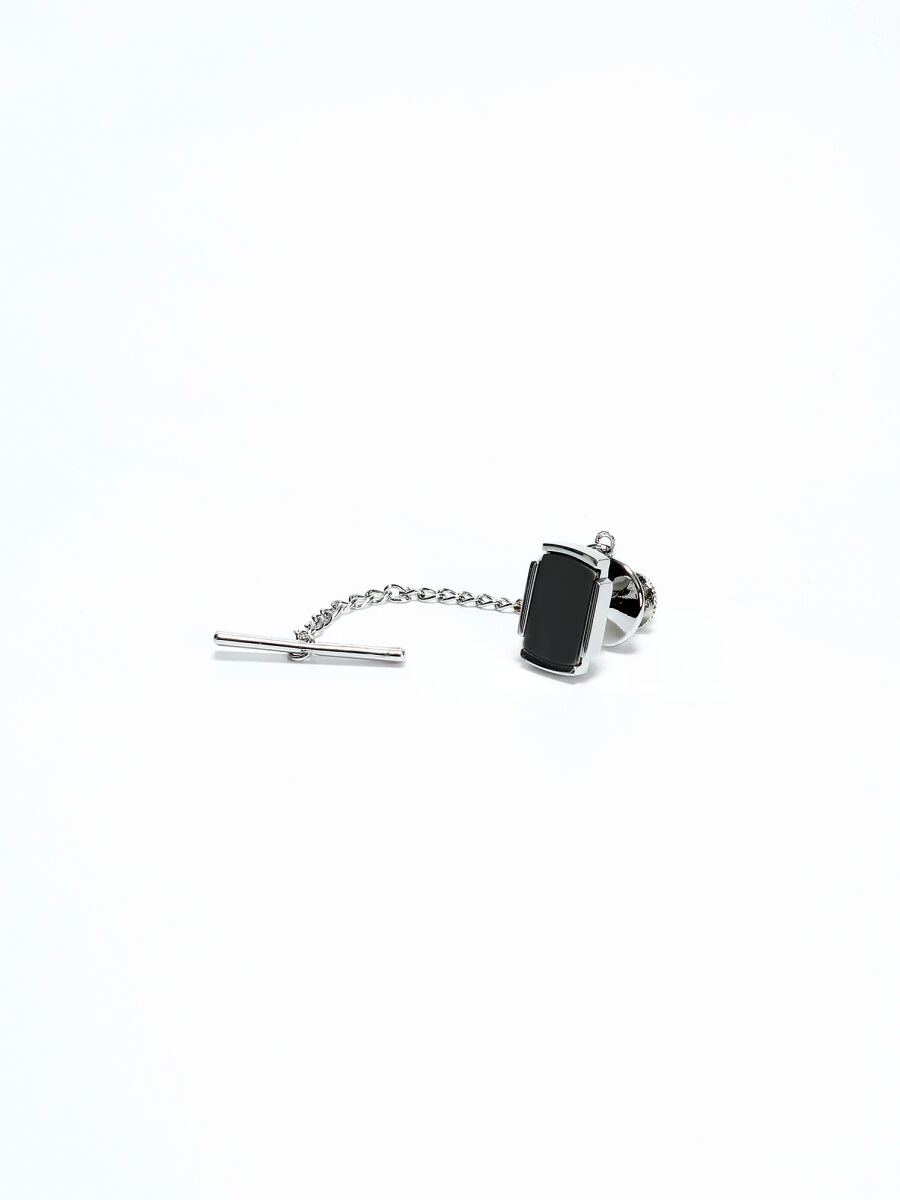 Silver Metal Kravat İğnesi - 1