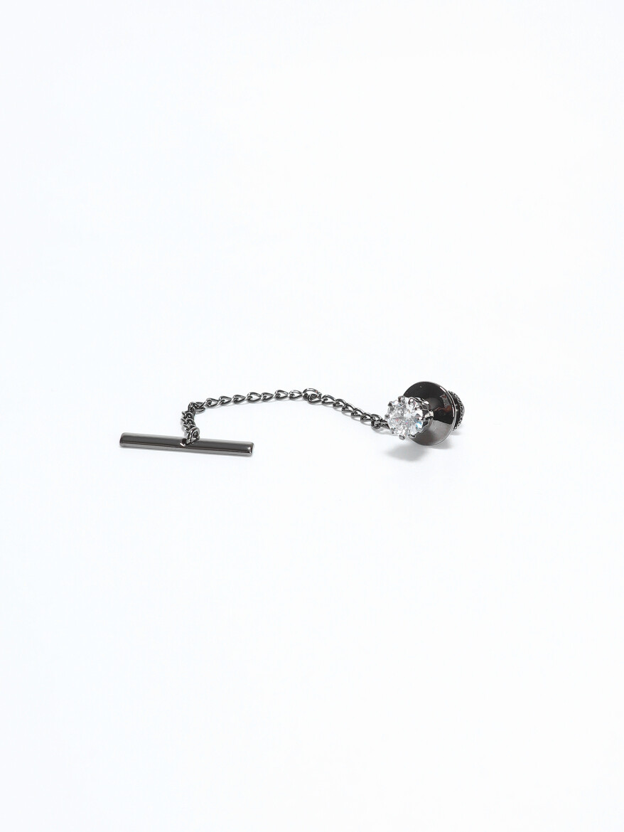 Silver Metal Kravat İğnesi 