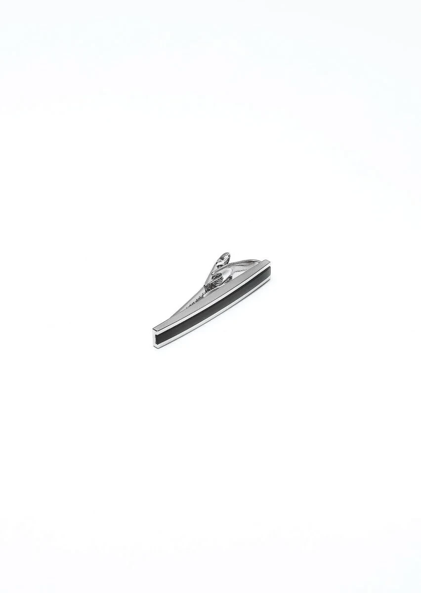 Silver Metal Kravat İğnesi - 1