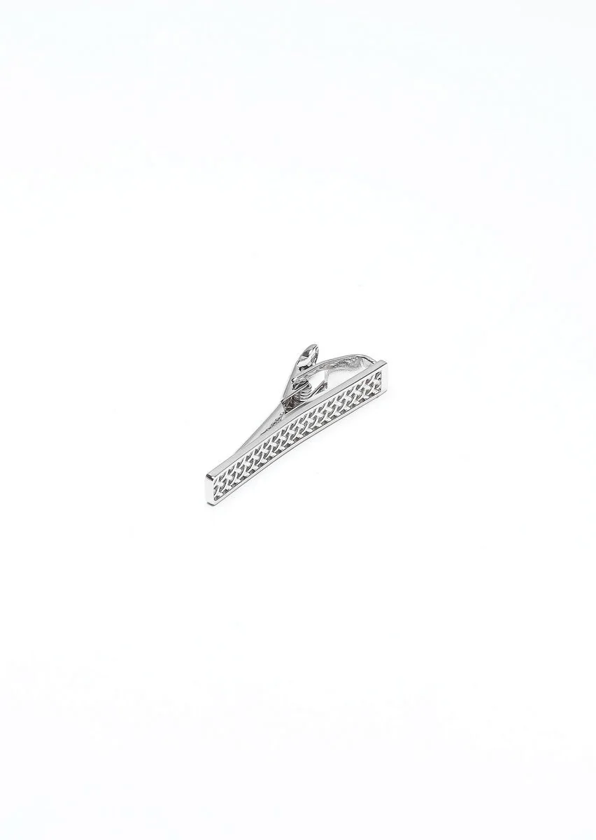 Silver Metal Kravat İğnesi - 1