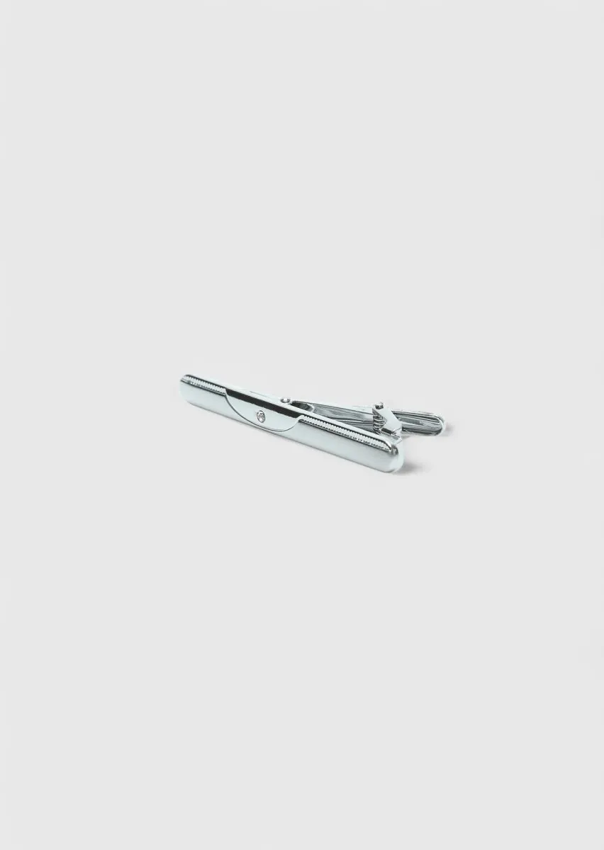 Silver Metal Tie Needle - 1