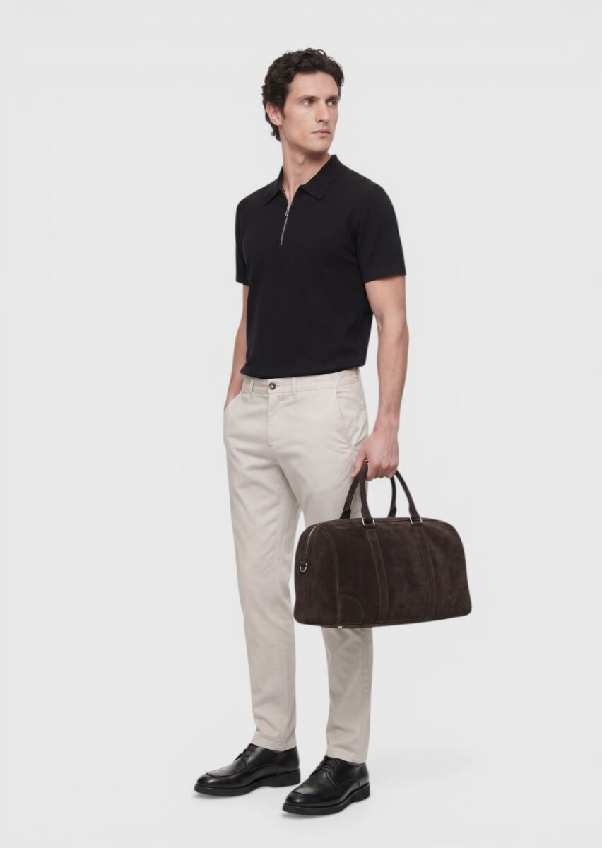 Siyah Düz Örgü Triko - 3