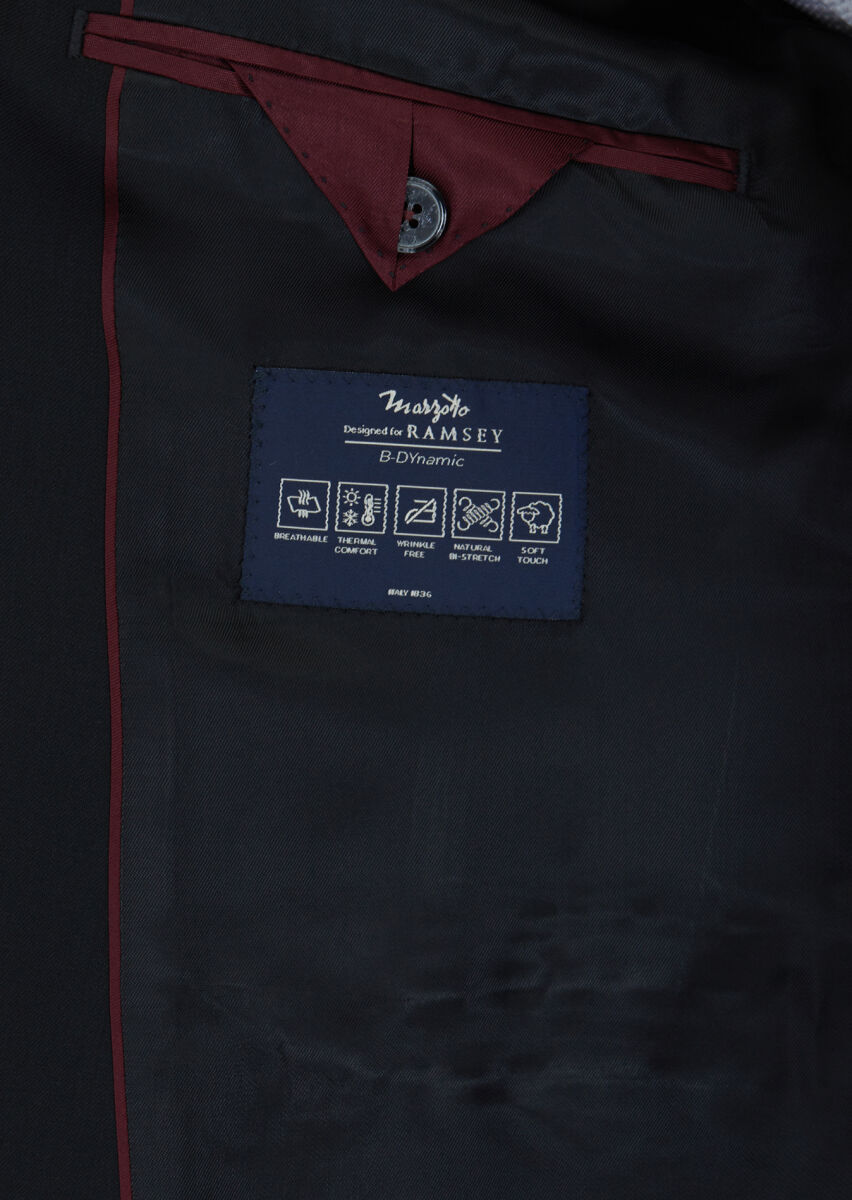 Siyah Düz Regular Fit %100 Yün Takım Elbise - 6