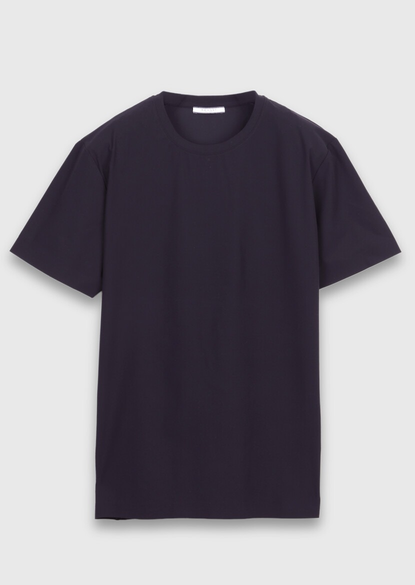 Siyah Düz T-Shirt - 5