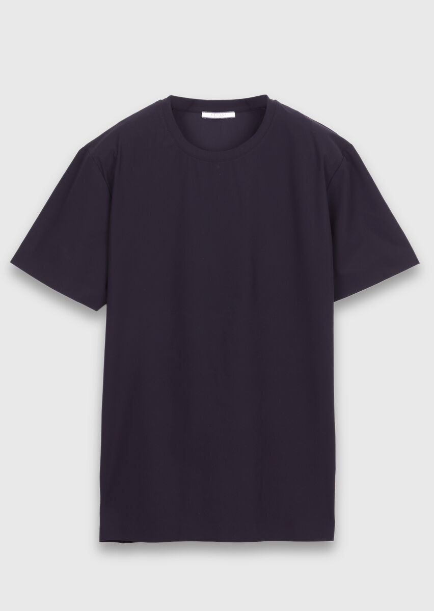 Siyah Düz T-Shirt - 5