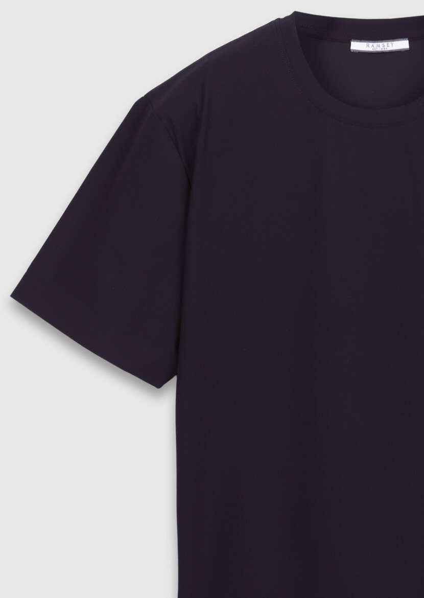 Siyah Düz T-Shirt - 6