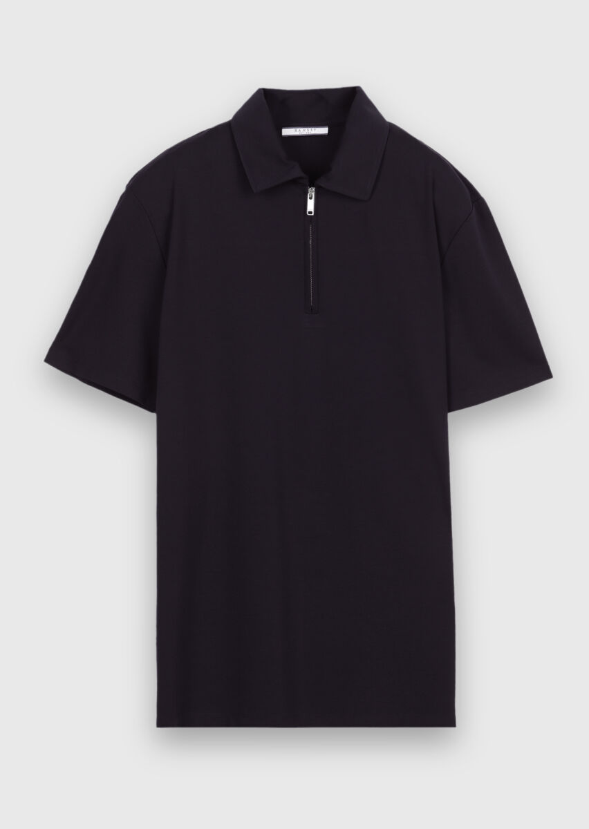 Siyah Düz T-Shirt - 5