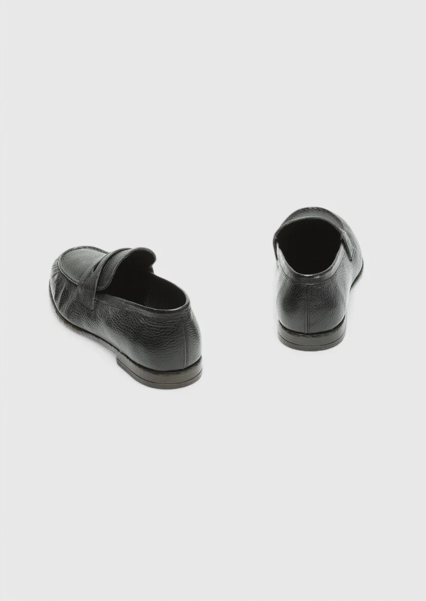 Siyah Loafer - 5