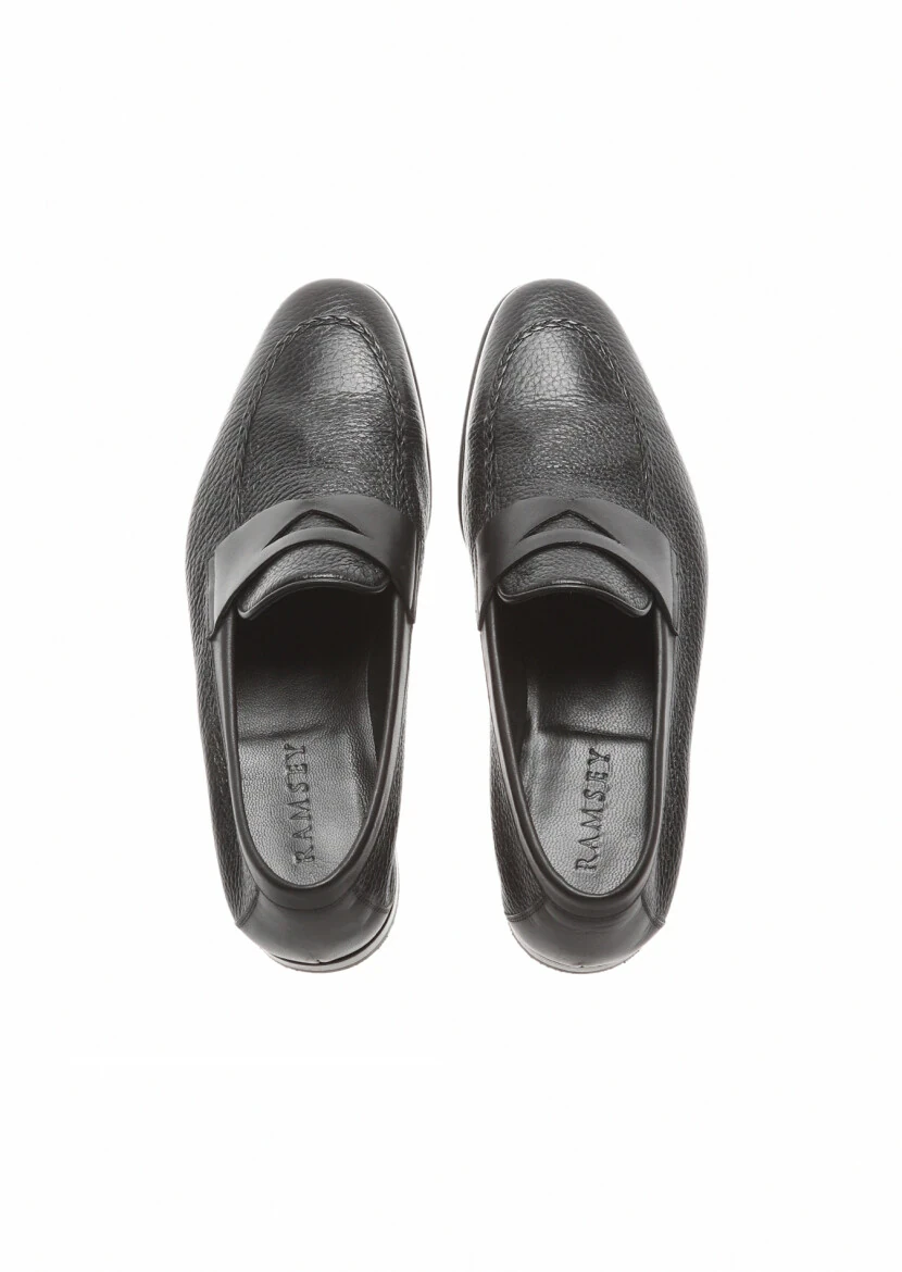 Siyah Loafer - 5