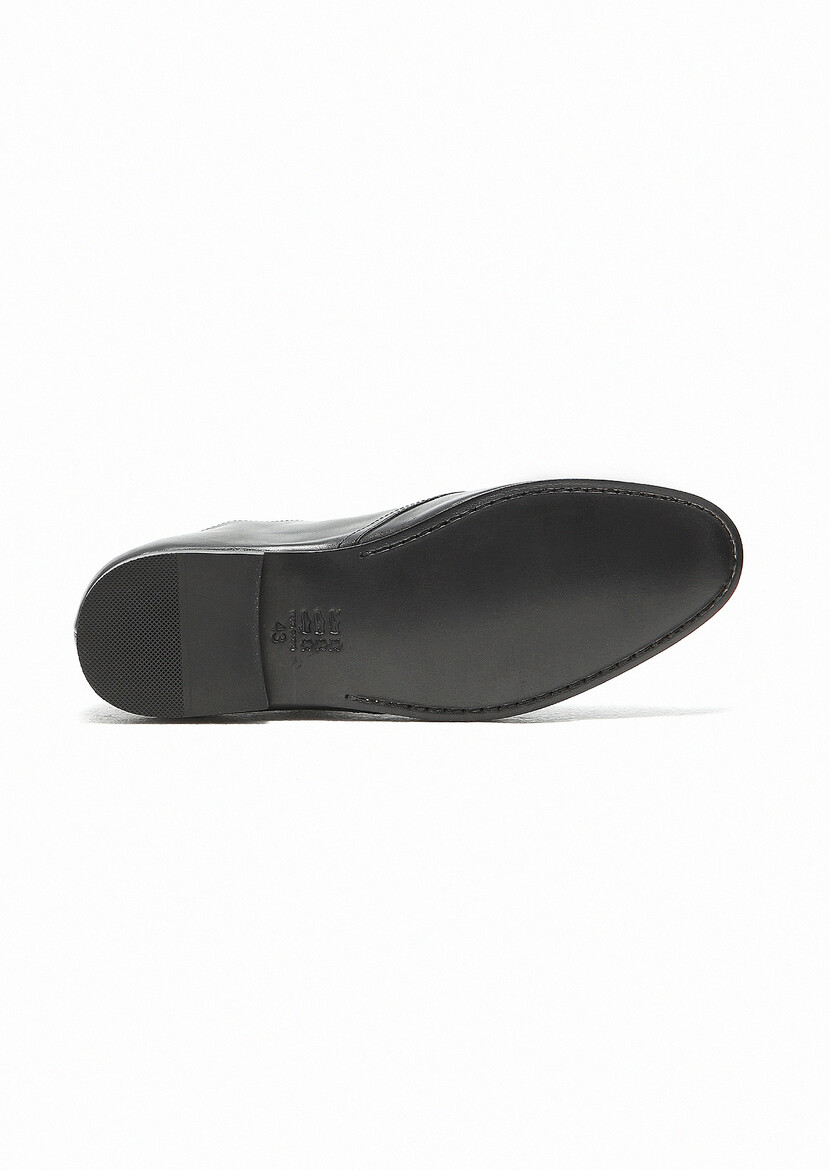 Siyah Loafer - 5