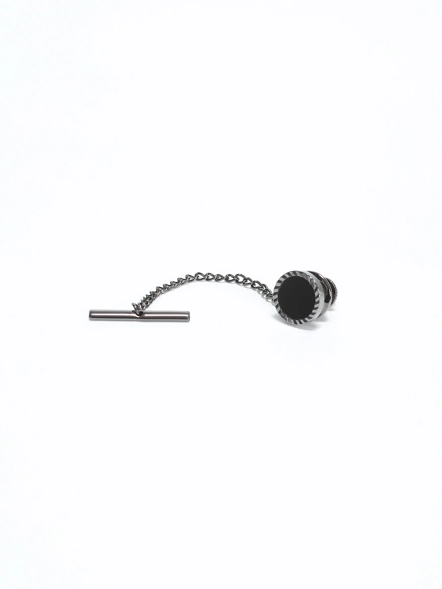 Siyah Metal Kravat İğnesi 