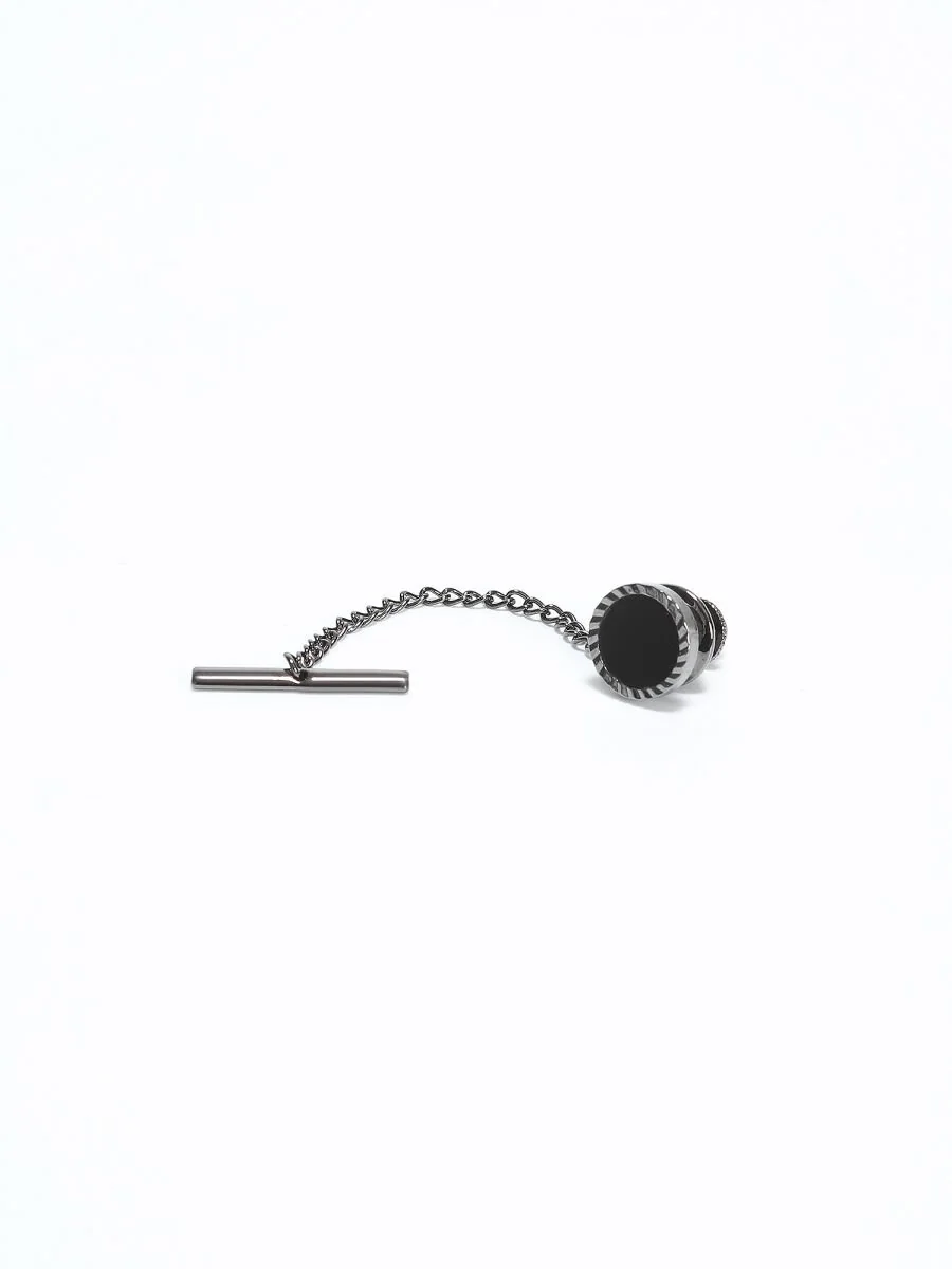 Siyah Metal Kravat İğnesi - 1