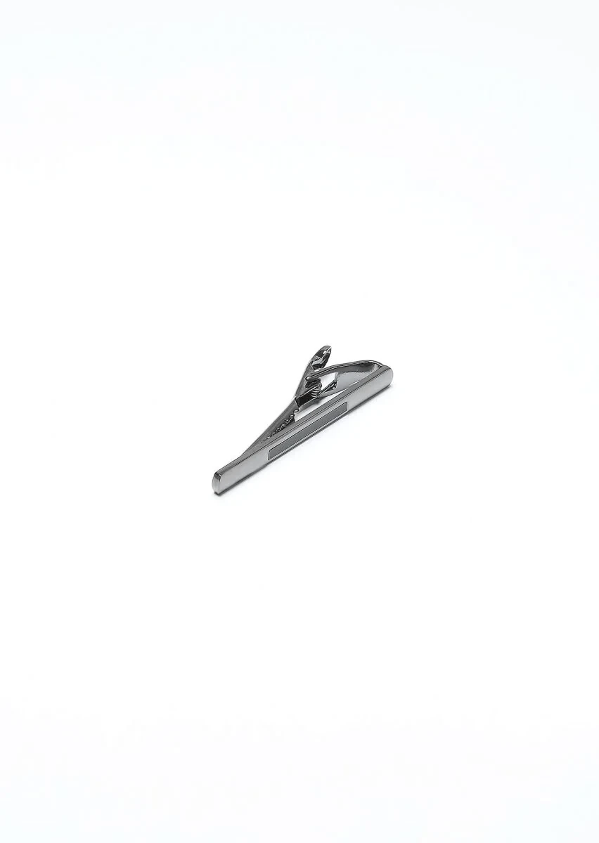 Siyah Metal Kravat İğnesi - 1