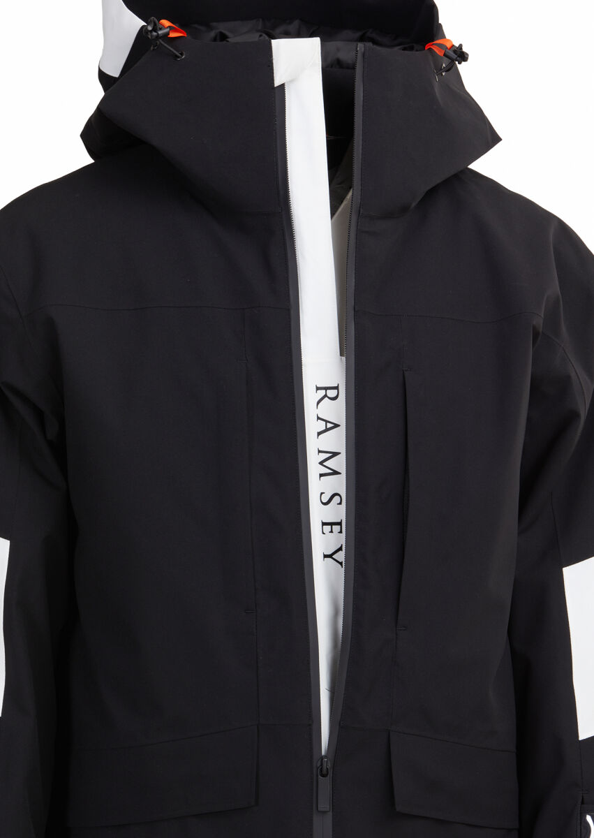 Siyah Regular Fit Kapüşonlu Casual Dokuma Kaban - 6