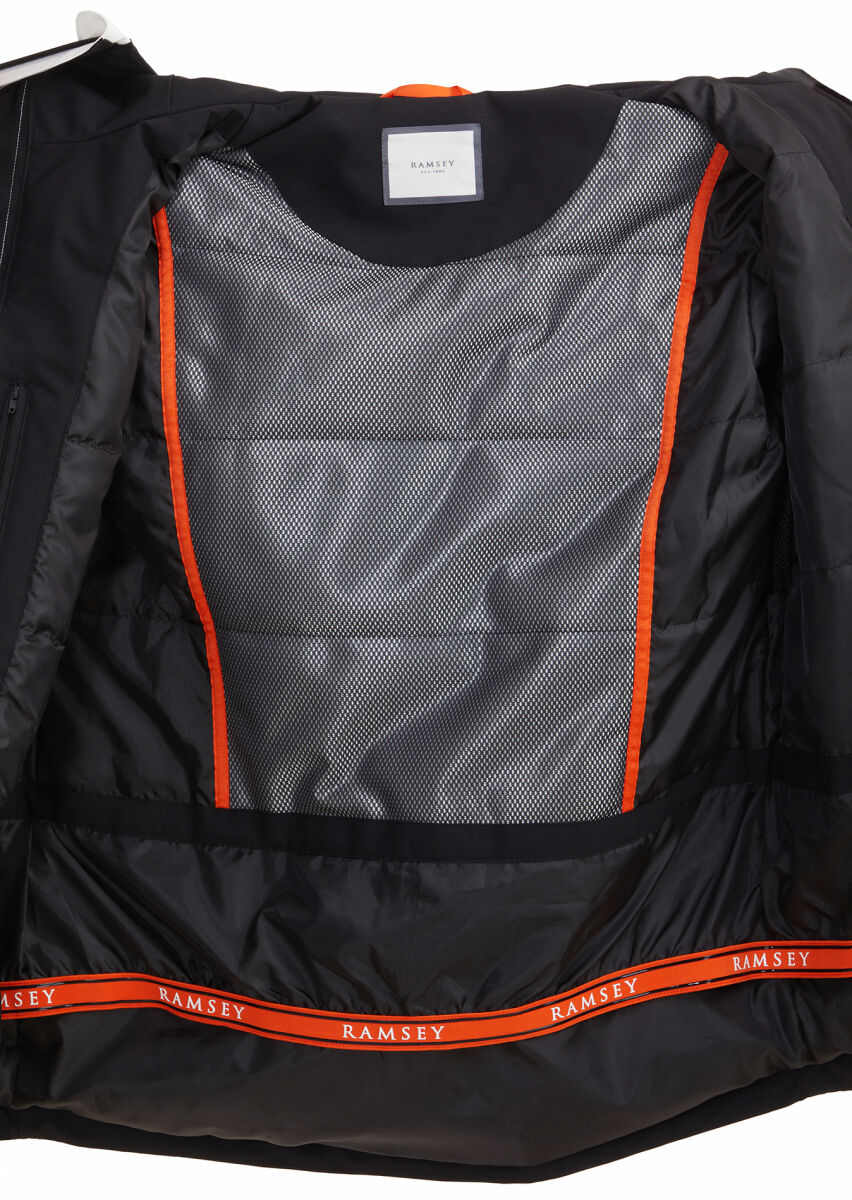 Siyah Regular Fit Kapüşonlu Casual Dokuma Kaban - 9